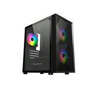 Shein Unykach mir b200 caja gaming micro atx, mini itx - lateral de vidrio templado - 3.5", 2.5" - usb-a 2.0, 3.0 y audio - 3 ventiladores 120mm argb instal