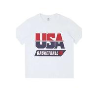 Shein USA Basketball Tribute T - Shirt for Die - Hard Fans