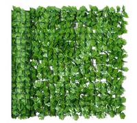 Shein Valla de privacidad artificial Outsunny de 300 x 100 cm, verde claro, ideal para balcones y paredes, resistente a la intemperie y de fácil mantenimien