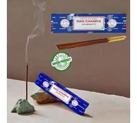 Shein Varillas de incienso Satya Sai Baba Nag Champa, 15g/40g/100g (1 paquete)