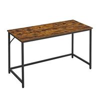 Shein VASAGLE Escritorio, Mesa Oficina Pequeña y Estación Trabajo, Mesa para Teletrabajo, Estudio, Dormitorio, 60 x 140 x 76 cm, Estilo Industrial, Estructu