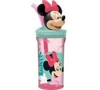 Shein Vaso Minnie Disney con Pajita y Tapa con figurita 3D 360mlProducto Oficial âEntrega 24/48h en España ( Peninsula )