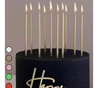 Shein Velas para tarta - Diseño duradero, contable y estilizado para celebraciones de cumpleaños - Agrega glamour a las mesas de postres y es un suministro