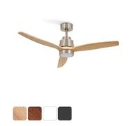Shein Ventilador de techo 40W silencioso Ø132 cm Con Opción de Luz y Wifi, Níquel - Entrega en 24/48h en España - WIND STYLANCE