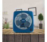 Shein Ventilador personal de sobremesa compacto JOCCA 18â¯cm azul con 2 velocidades, diseño portátil con asa, ideal para escritorio u oficina, potente ca