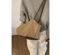 Shein Versión coreana del bolso casual de gran capacidad, bolso de axila para mujer, mochila nueva, simple, terciopelo, bolso de hombro con almohada