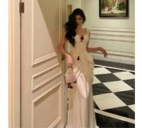 Shein Vestido de cóctel, vestido de fiesta, vestido para invitadas de boda, vestido de gala, vestido de noche, elegante y sexy con escote de corazón, corte
