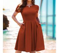 Shein Vestido de estilo retro para cóctel o fiesta para mujeres tipo 'swing'
