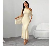 Shein Vestido de fiesta de cumpleaños para mujer, vestido de cóctel, baile, concierto, festival de música, cena, vestido de diosa griega, vestido de vacacio