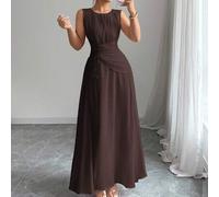 Shein Vestido de mujer para primavera y verano, estilo romántico francés vintage, elegante y casual, ideal para playa, resort, té de la tarde y fiesta de no