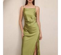 Shein Vestido de tirantes clásico para mujer, adecuado para uso casual en la oficina, uso diario, vacaciones en la playa, invitado a una boda, festival de m