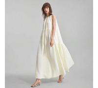 Shein Vestido elegante sin mangas de unicolor para mujer, estilo bohemio, adecuado para el Día de la Independencia, el Día de San Juan, la playa, las vacaci