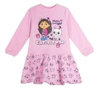Shein Vestido Gabby´S Dollhouse de Verano para Niñas - Vestido Infantil Cómodo y Con Diseño Exclusivo de Personajes Animados - Vestido de Manga Larga Con Co