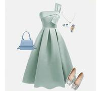 Shein Vestido largo con estampado floral sin mangas y bajo con volantes para adolescentes, adecuado para vacaciones, fiestas, bodas, regreso a clases y prim