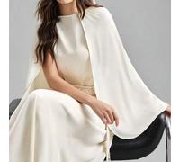 Shein Vestido maxi con capucha y cinturón en beige, modelo 2026 de principios de primavera. Adecuado para fiestas urbanas modernas, vuelta al cole, uso diar