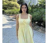 Shein Vestido para mujer de uso diario de unicolor y diseño plisado simple