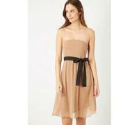Shein Vestido tejido midi escote palabra de honor cinturón lazo mujer - Love & Money