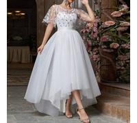 Shein Vestidos elegantes de mujer con parches de malla y lentejuelas para cóctel, baile de graduación, fiesta de compromiso, recepción nupcial, cena de ensa