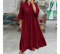 Shein Vestidos talla grande Vestido rojo de San Valentín Vestidos largos para mujeres Vestidos de verano Vestidos de verano estilo boho Old Money