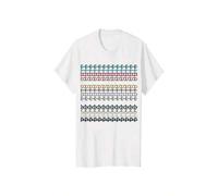 Shein Vibrant Repeating Graphic Tee - Perfect for Fashion-Forward Individuals Looking to Stand Out