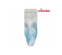Shein Vileda, Funda de Planchar Antibacterias UltraFresh, Funda para Tabla de Planchar antibacterias, fácil de Poner, Acolchado, tamaño Universal, Certifica
