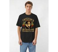 Shein Vintage Men'S Funny T-Shirt, Freedom Is Just Another Word for Losing It All Janice Joplin Fashion T-Shirt Tee For Adult, Men, Women, Teen, Teenager, A