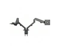 Shein Vision monitor desk arm dual matt black