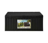 Shein Well Home Baúl de jardín de 295 litros diseño de grafito y aluminio Envió gratis24/72h