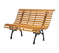 Shein WellHome Banco de Jardín en Madera y estructura de Metal 117x61x77cm. Envío gratis en 24/72h