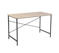 Shein WellHome Mesa escritorio ''Tasman'' en madera de haya color Negro. Envío gratis en 24/72h