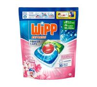 Shein Wipp Express Power Caps Detergente en Cápsulas para Lavadora Power Caps máquina líquido limpieza profunda fragancia floral bolsa 33 cápsulas ✅ Entreg