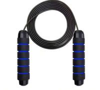 Shein With Ball Bearings Adjustable Speed Wire Jump Rope Workout with Foam Handles for Fitness Home Workouts and Slim Body