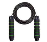 Shein With Ball Bearings Adjustable Speed Wire Jump Rope Workout with Foam Handles for Fitness Home Workouts and Slim Body