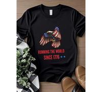 Shein women t-shirt print 4th Of July Shirt,Freedom Is Not Free,American Eagle tee,Independence Day Shirts,Freedom Shirt, The USA Flag Shirt ,ana1714 Print