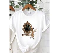 Shein women t-shirt print Awareness Shirt, Mom Shirt, Bulb Shirt , Speaks, Teacher Shirt, Special Education Shirts for Teachers Casual streetwear Styli