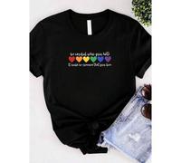 Shein women t-shirt print Be Careful Who You Hate It Could Be Someone You Love Shirt,LGBT Pride Shirt,LGBT Shirt,Pride Rainbow Shirt,Equality Pride Shirt,Pr
