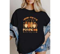 Shein women t-shirt print Caring For The Cutest Little Pumpkins Shirt, Mother Baby Nurse Shirt, Mother Baby Unit Tee, Fall, MBU, Autumn, RN Shirt, Gift for