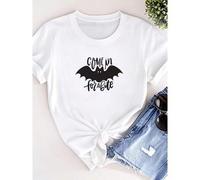 Shein women t-shirt print Come In For A Bite Shirt, Halloween Shirt, Bat Halloween Shirt, Bat Bite Shirt, Halloween Family Shirt, Funny Halloween Tee, Hallo