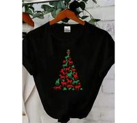 Shein women t-shirt print Cowboy Christmas Sweater, Horse Ugly Christmas Sweatshirt, Howdy Country Christmas, Gift for Cowgirl Horse Lovers, Farm Animal Chr