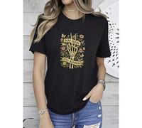 Shein women t-shirt print Halloween Holiday Shirt - Dead Inside, Still Blooming- T-shirt, Sweatshirt, Hoodie Casual Versatile female Soft Top For Everyday W