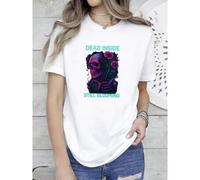 Shein women t-shirt print Halloween Holiday Shirt - Dead Inside, Still Blooming - T-shirt, Sweatshirt, Hoodie designer clothes women female Breathable Casua