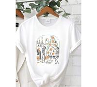 Shein women t-shirt print ® Halloween Shirt, Tis the Season to be Creepy Shirt, Dead Inside Halloween shirt, Black Halloween Tee, Funny Halloween Tee street