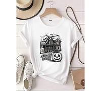 Shein women t-shirt print Halloween Town Shirt, Halloween Pumpkin Sweathirt, Halloween Town Tee, Halloween Sweatshirt, Spooky Town Sweatshirt, Family Ghost