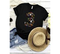 Shein women t-shirt print Happy 3rd Birthday Dabbing Halloween Boys Skeleton Zombie T-Shirt Stylish Casual Stretched Unisex Top For Everyday Wear Summer wom