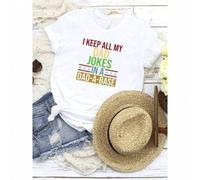 Shein women t-shirt print I Keep All My Dad Jokes In A Dad-a-Base Shirt, New Dad Shirt, Dad Shirt, Daddy Shirt, Father's Day Shirt, Best Dad Shirt, Gift for