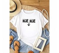 Shein women t-shirt print Ice Ice Baby, Pregnant Shirt, Pregnancy Reveal, Pregnancy Shirt, Mom To Be Shirt, New Baby Announcement, Pregnant Shirt, New Mom S