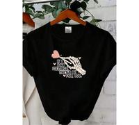 Shein women t-shirt print If I Had Feelings They'd Be For You Shirt, Valentines Day Sweatshirt,Skeleton Valentines Tee,Funny Valentines Day Shirt, Sarcastic