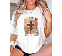 Shein women t-shirt print In Every Season I Will Praise Him Sweatshirt, Beautiful Fall Shirt, Autumn Apparel, Fall Crewneck, Christian Faith, Halloween Swea