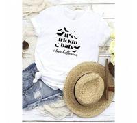 Shein women t-shirt print It's Frickin Bats I Love Halloween Sweatshirt, Halloween Party Sweatshirt, Funny Halloween Bat Shirt, Spooky Season Tee, Halloween