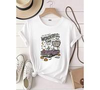 Shein women t-shirt print It's the Most Wonderful Time of the Year Halloween Comfort Shirt, Vintage Halloween Shirt, Halloween shirt, Wonderful Time of the